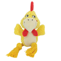 Squeaky Plush Bone Toy