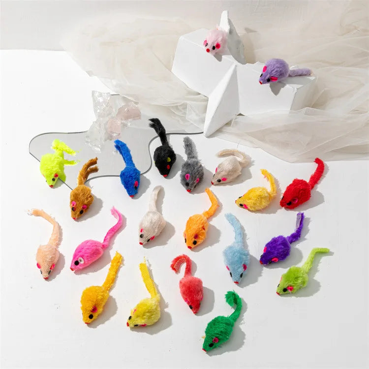Rattle Mice with Catnip