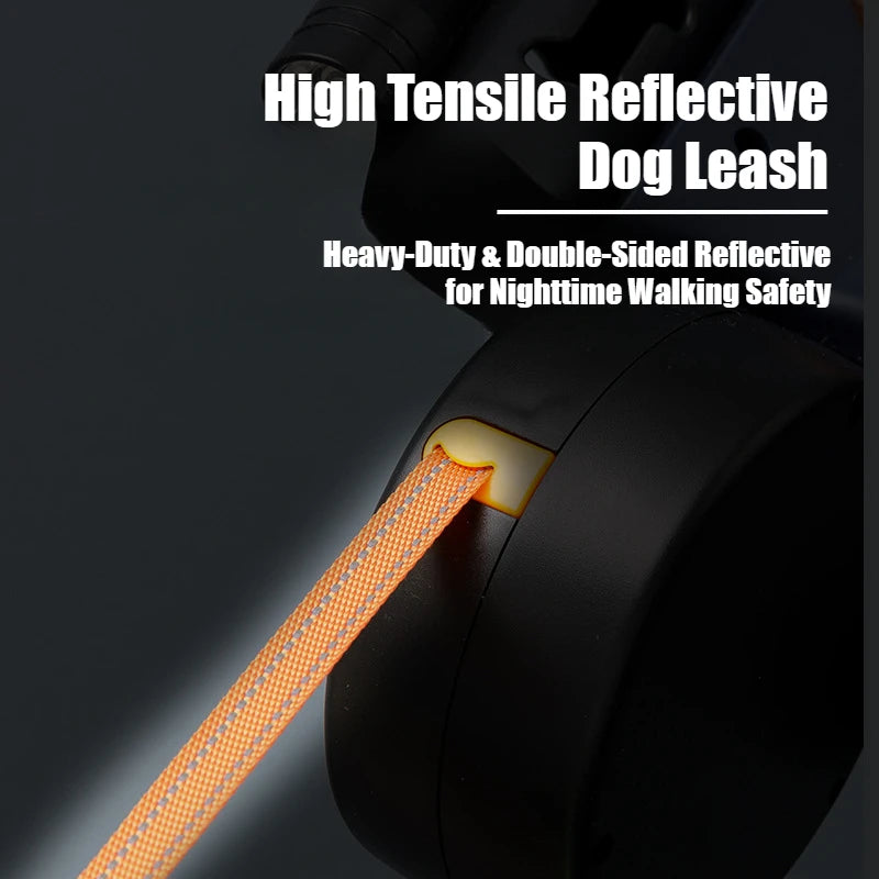 Dual Retractable Lead for Two Dogs