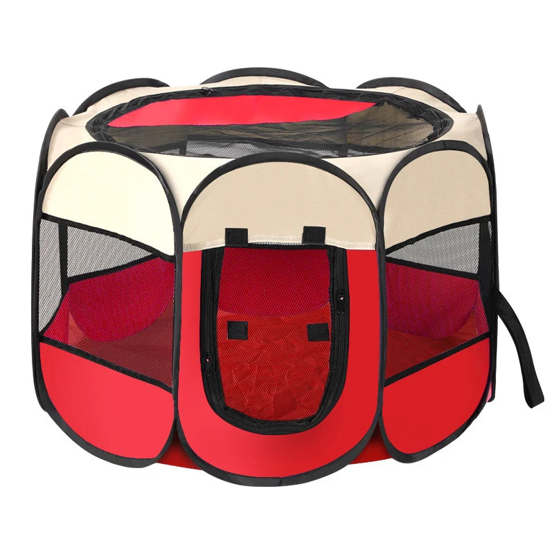 Octagonal Pop-Up Pet Tent