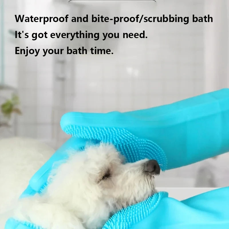 Silicone Bath Scrubber Gloves