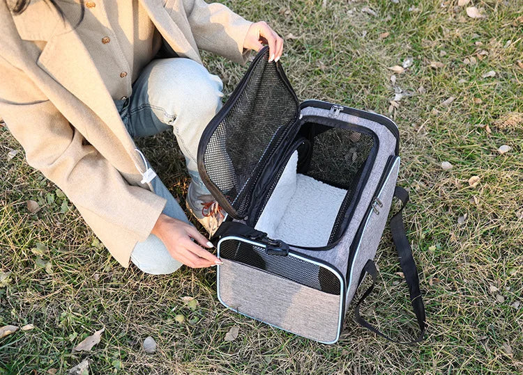 Expandable Mesh Carrier Bag