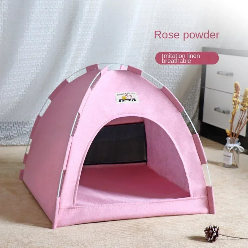Canvas Tent Cat House