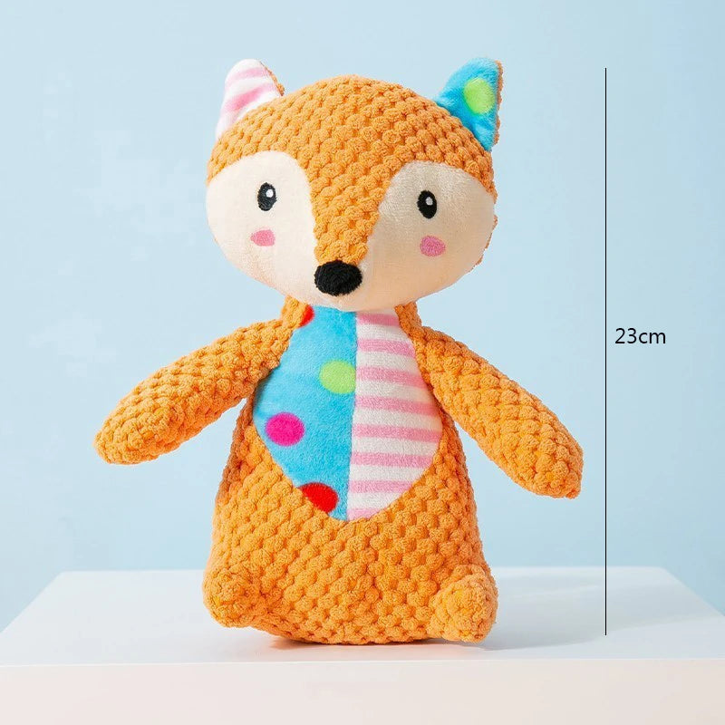 Cute Animal Squeaky Puzzle Plush