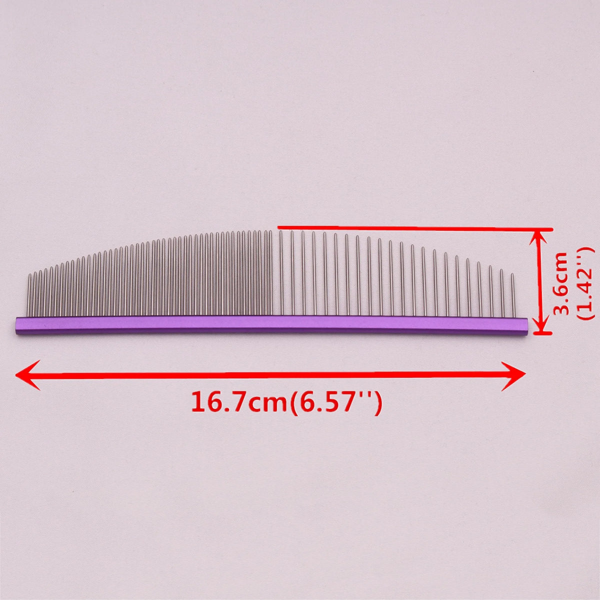 Aluminium Crescent Comb