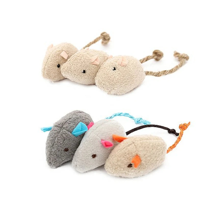 Rattle Mice with Catnip