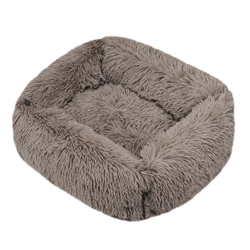 Square Long-Plush Dog Bed