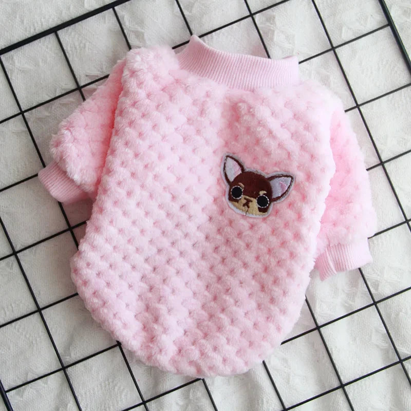 Bear Embroidered Fleece Jumper