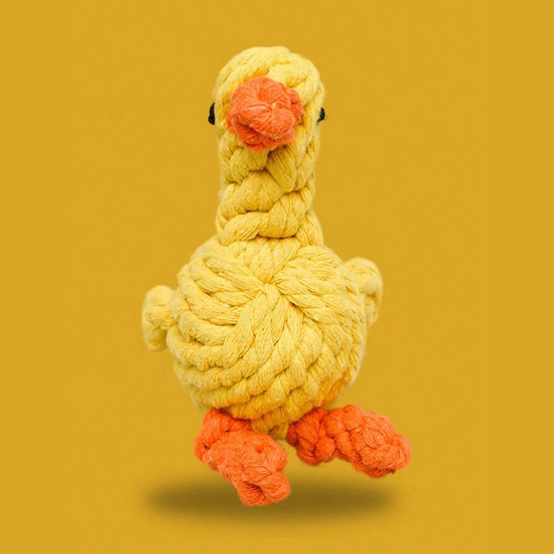Hand-Woven Rope Knot Toy