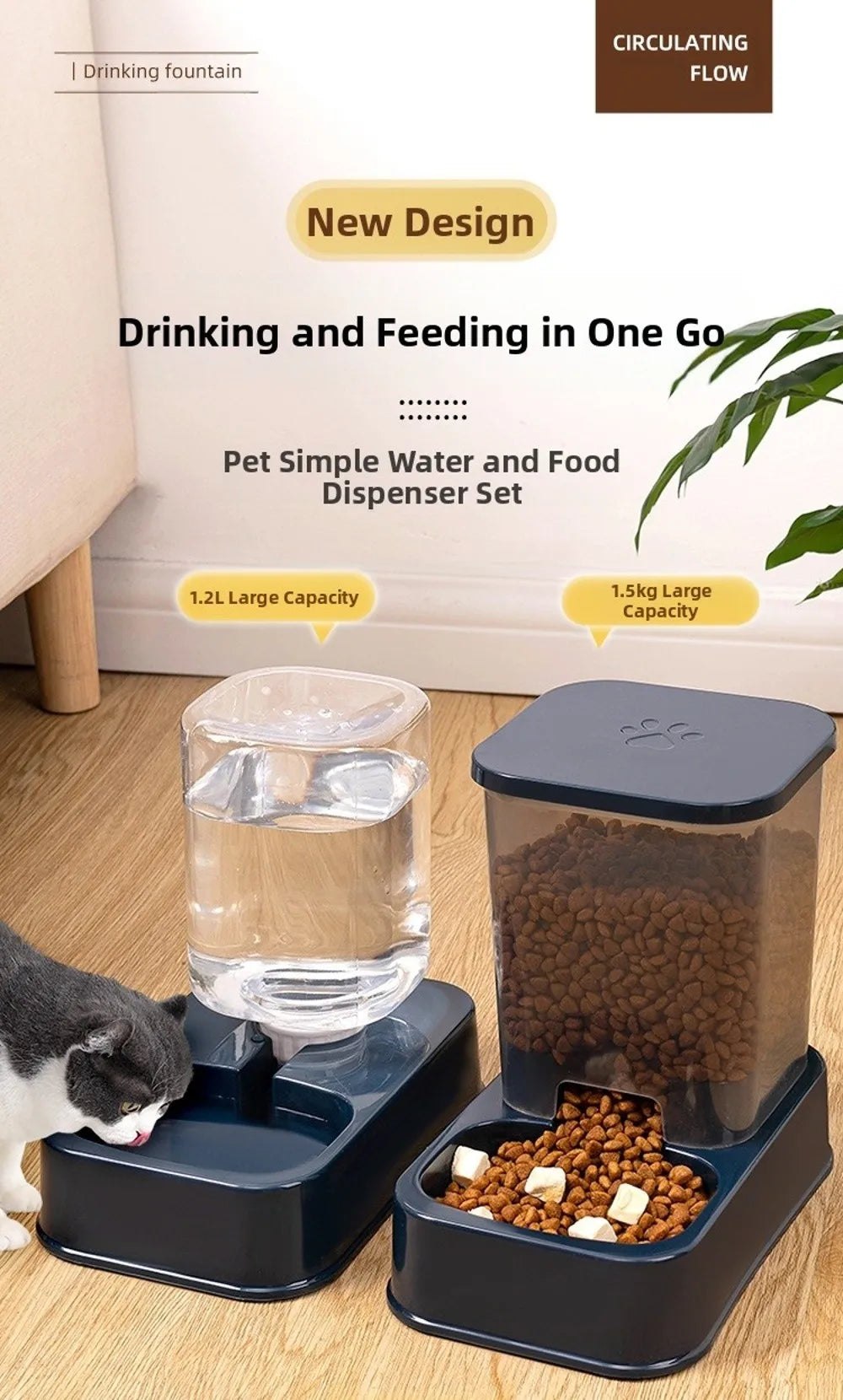 Compact Gravity Feeder Set