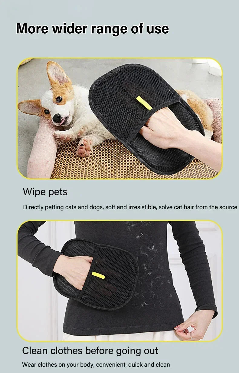 Grooming Mitt for Shedding Pets