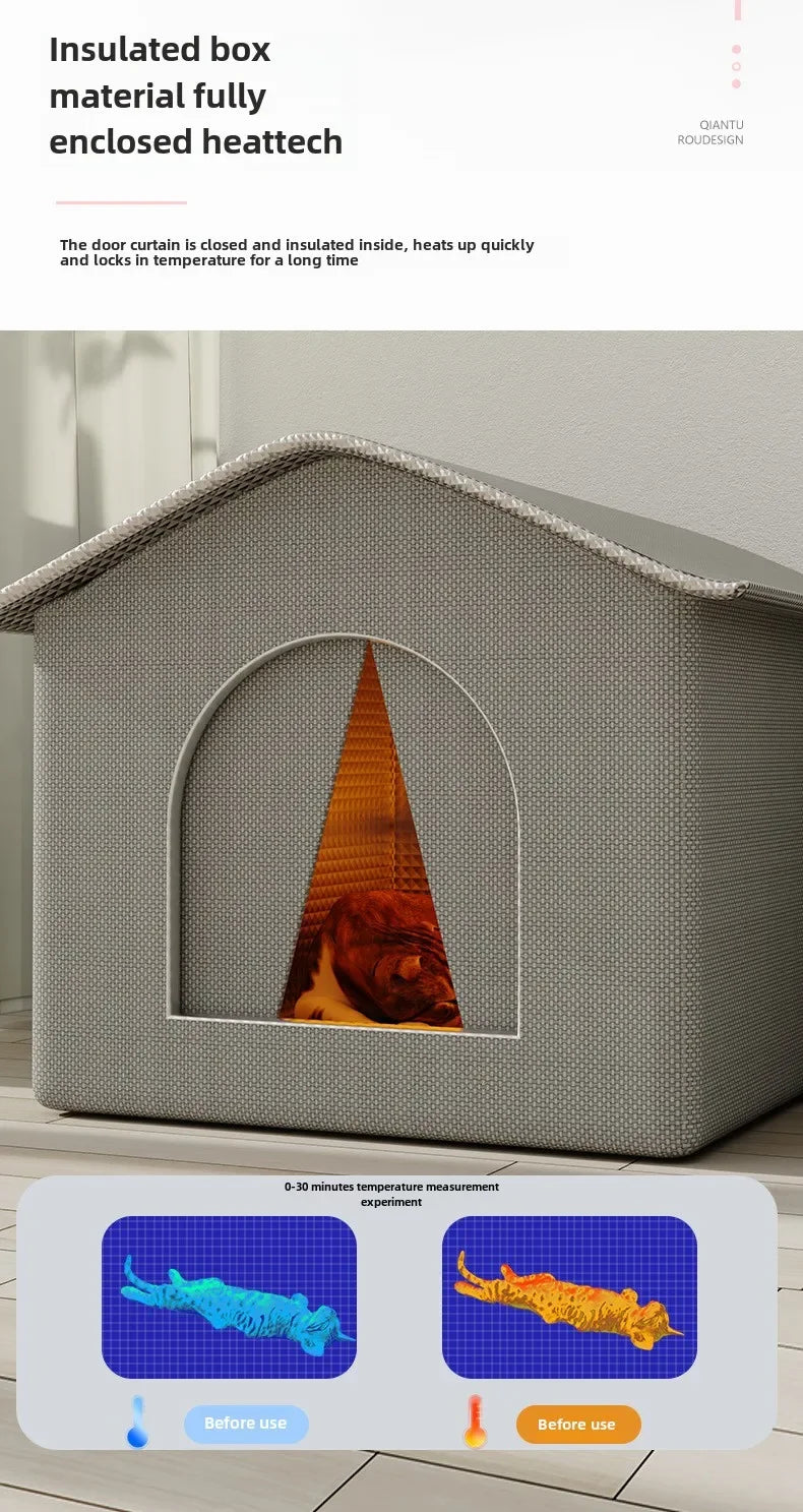 Winter Outdoor Cat House