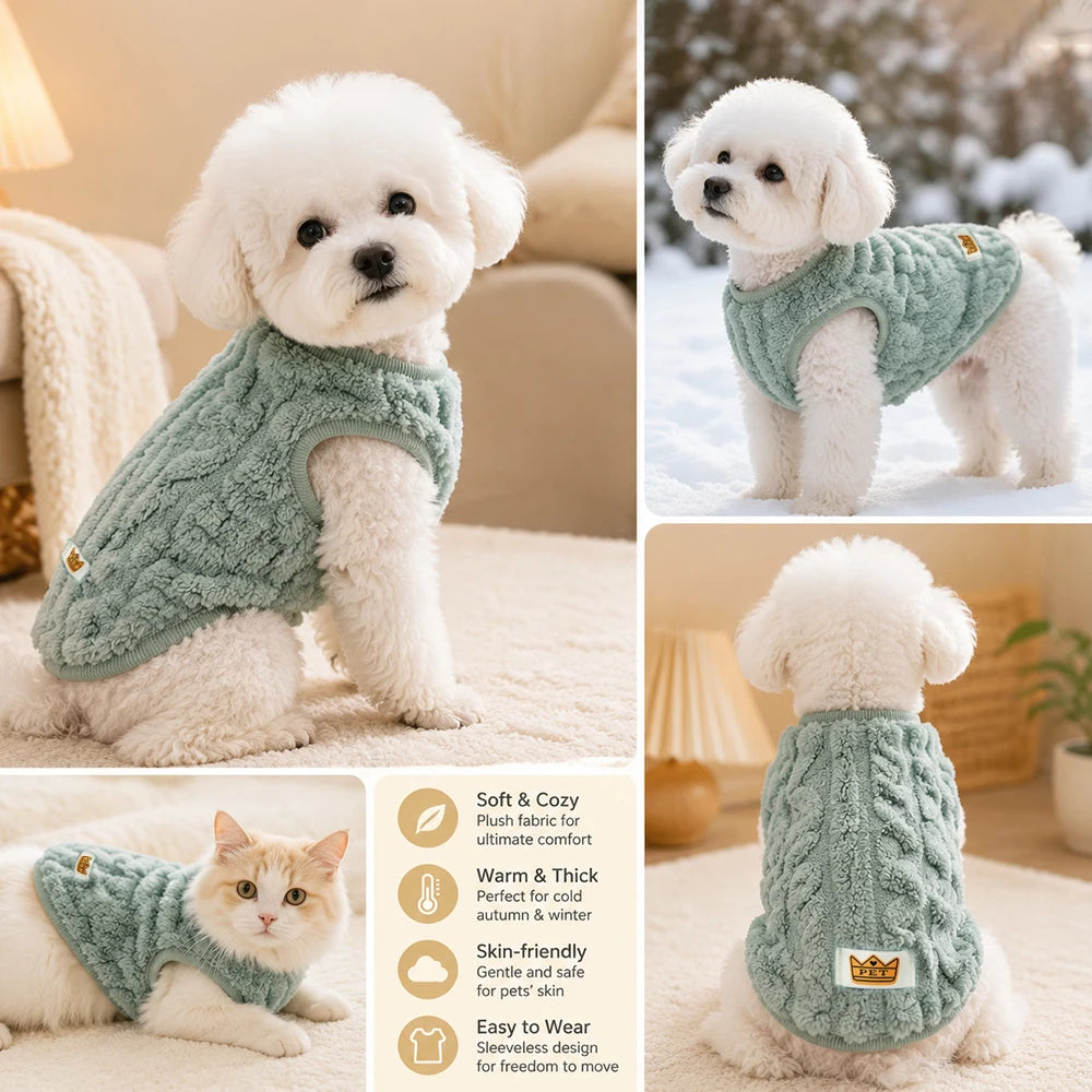 Soft Fleece Vest Jumper