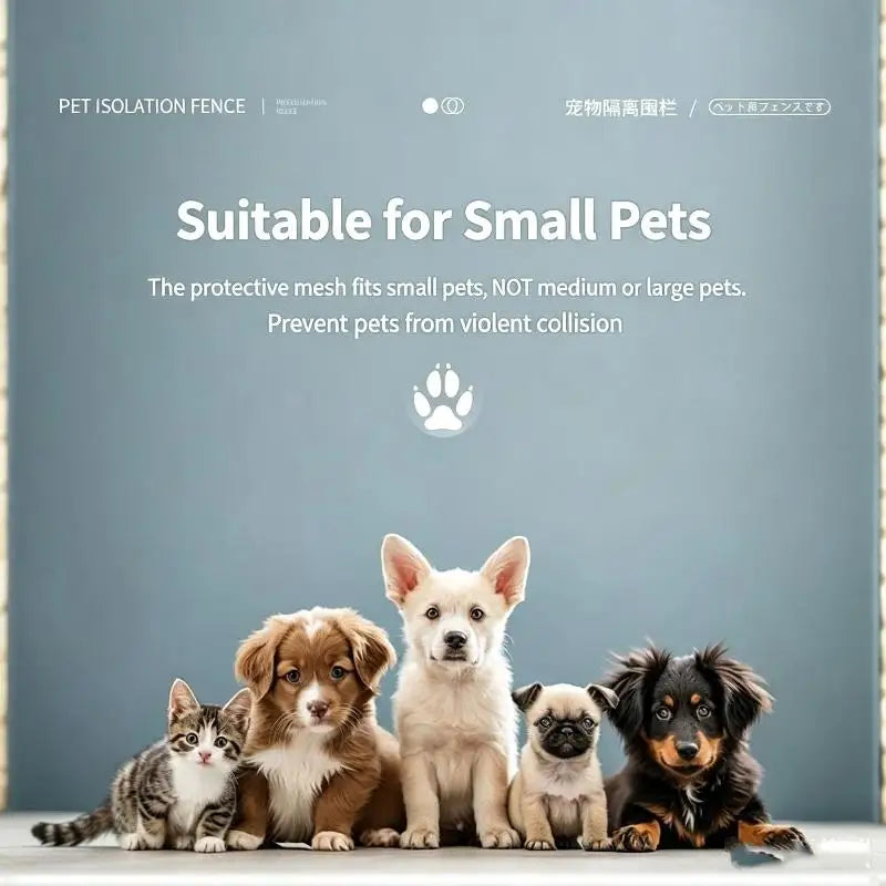 Retractable Mesh Pet Gate