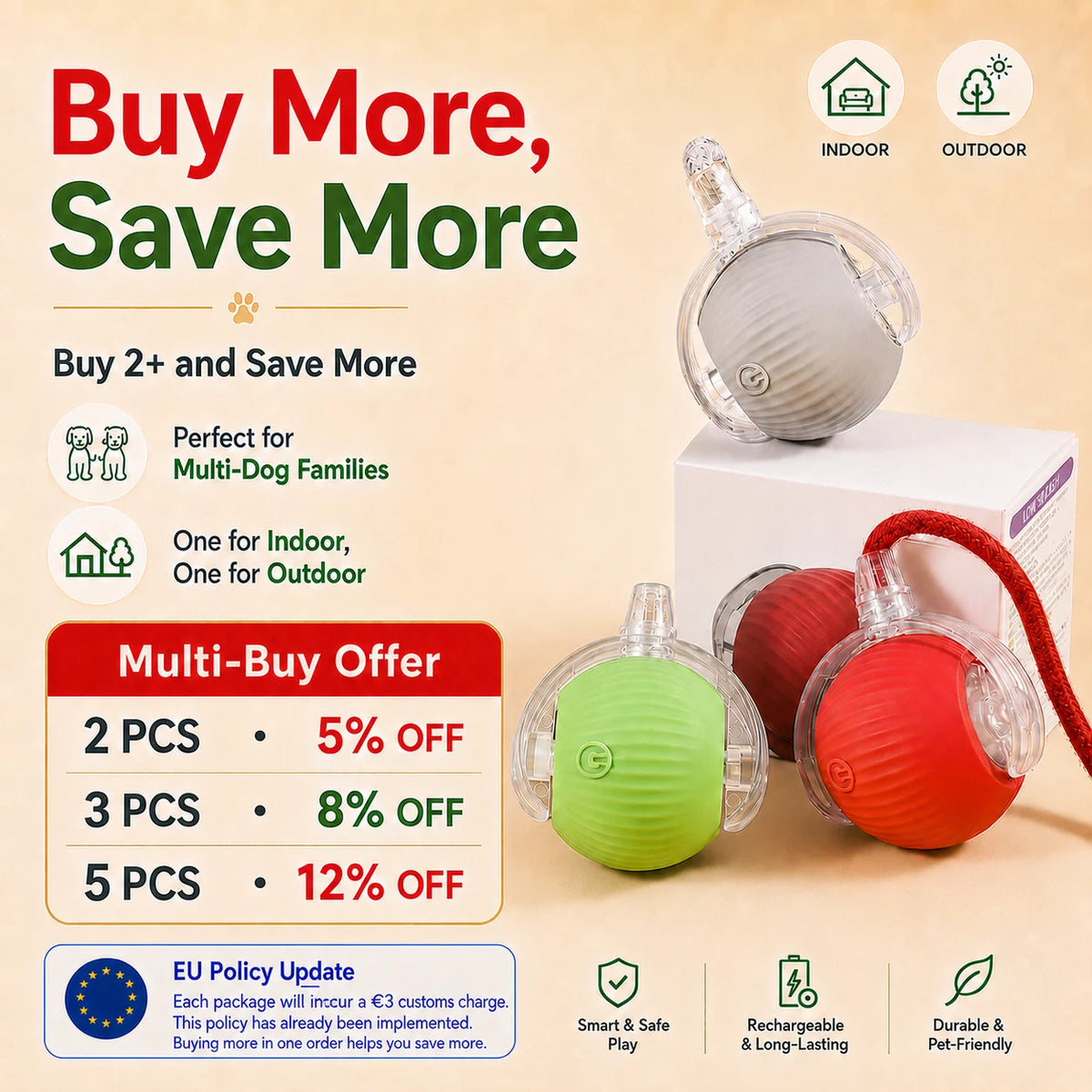 Self-Rolling Smart Ball (USB)