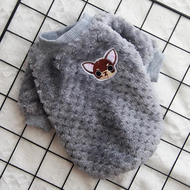 Bear Embroidered Fleece Jumper
