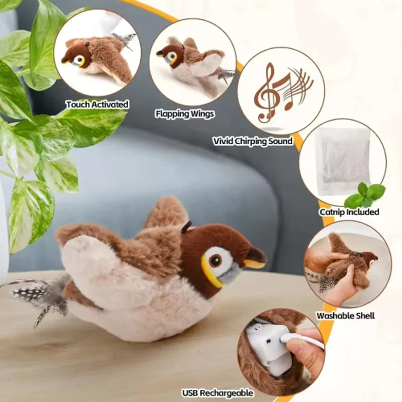 Touch-Activated Flapping Bird