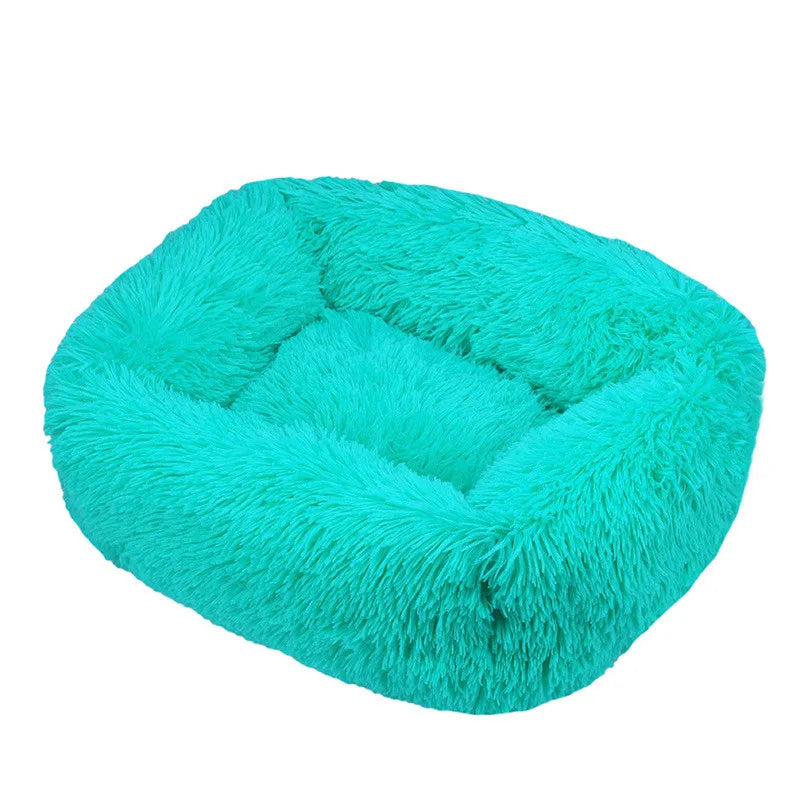Square Long-Plush Dog Bed