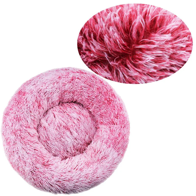 Plush Round Donut Bed (6 Sizes)