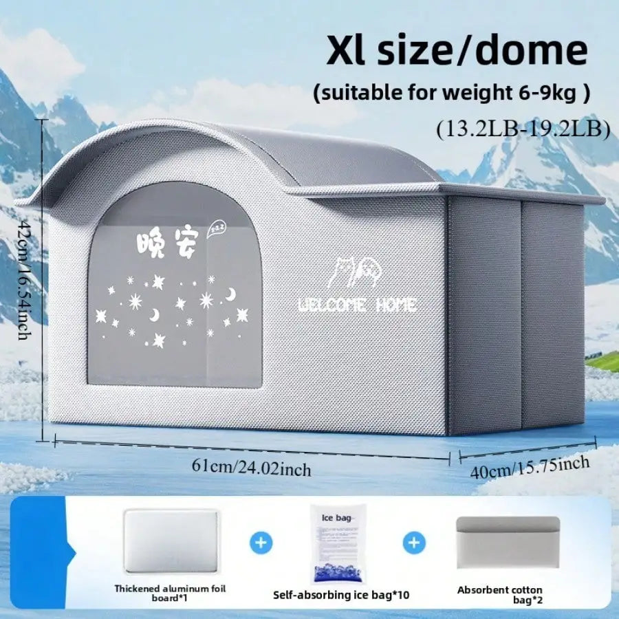 Four-Season Cooling Pet House