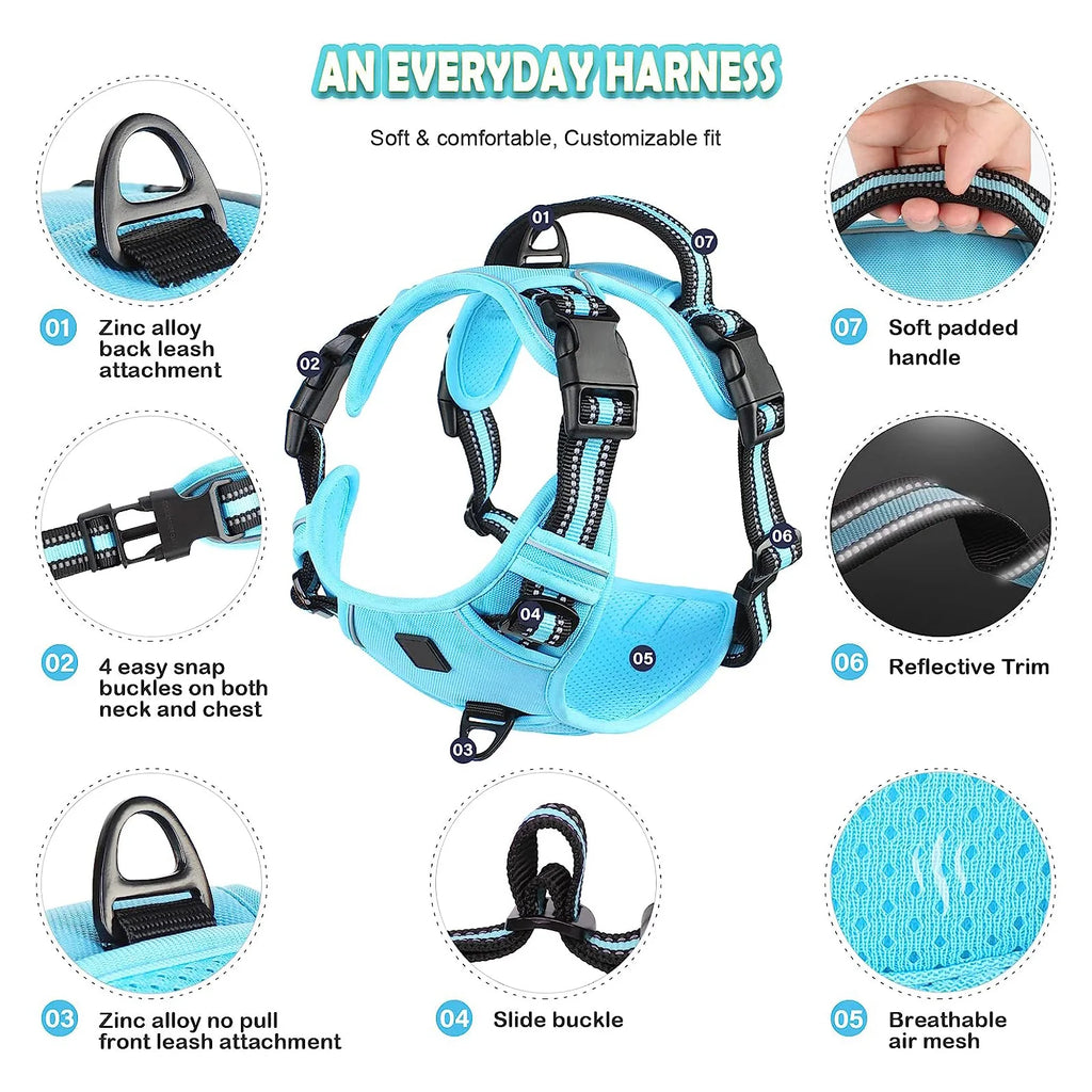 Soft Padded Harness with Handle