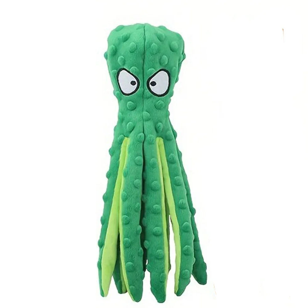 Crinkle Octopus Squeaky Plush