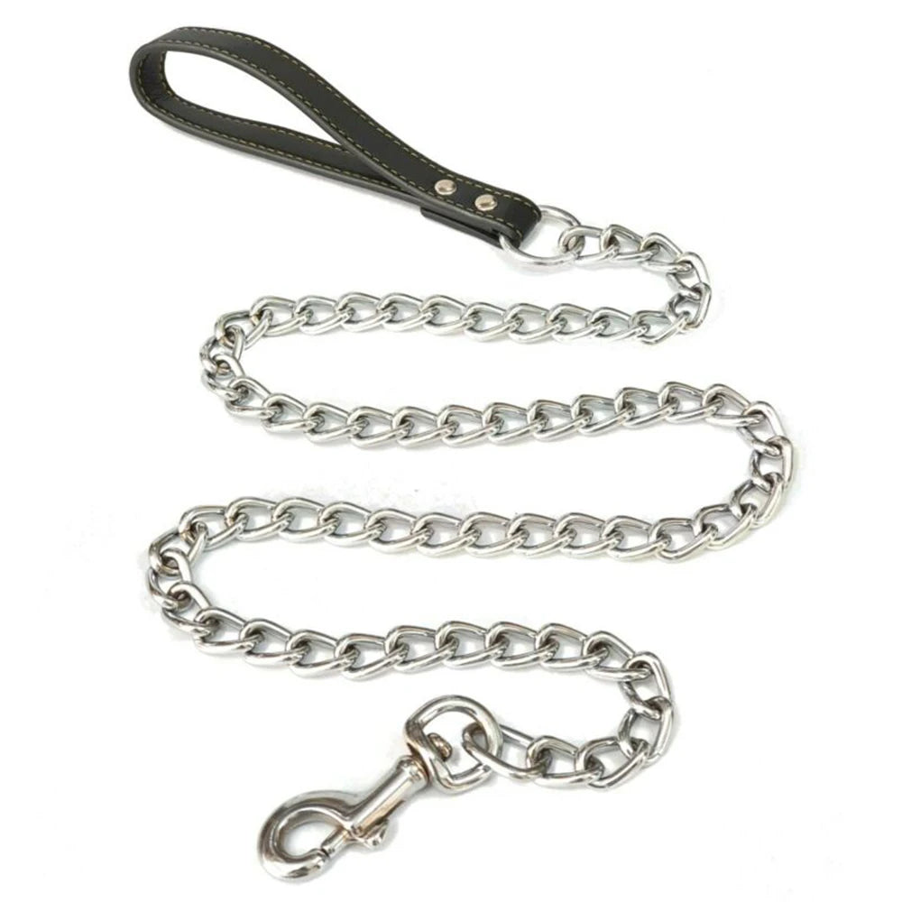 Chain Lead with Padded Handle