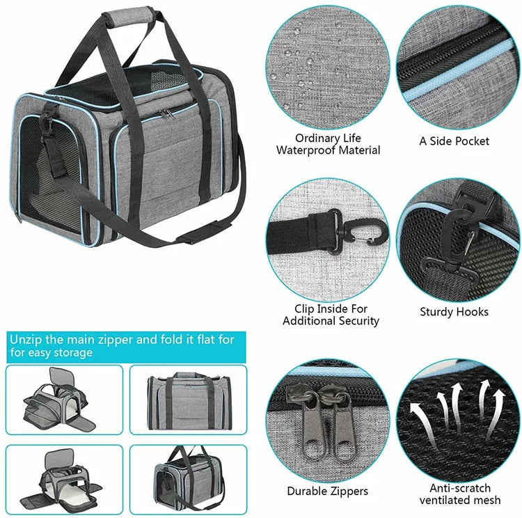 Expandable Mesh Carrier Bag