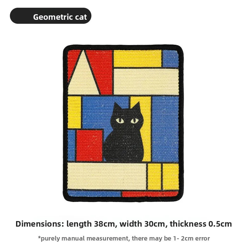 Wall-Mounted Fabric Scratching Post