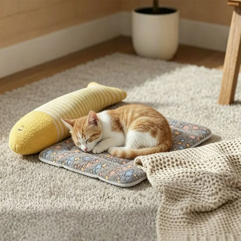 Double-Sided Short Plush Mat