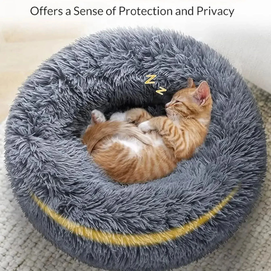 Plush Round Donut Bed (6 Sizes)