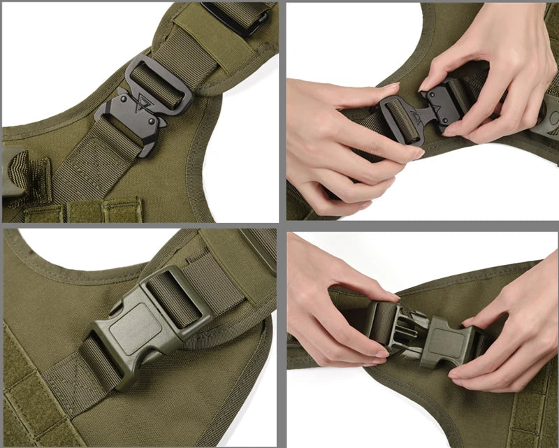 Tactical MOLLE Harness Set