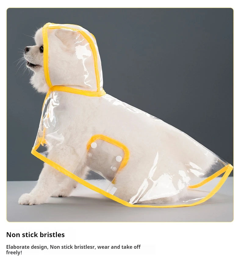 Clear Hooded Raincoat