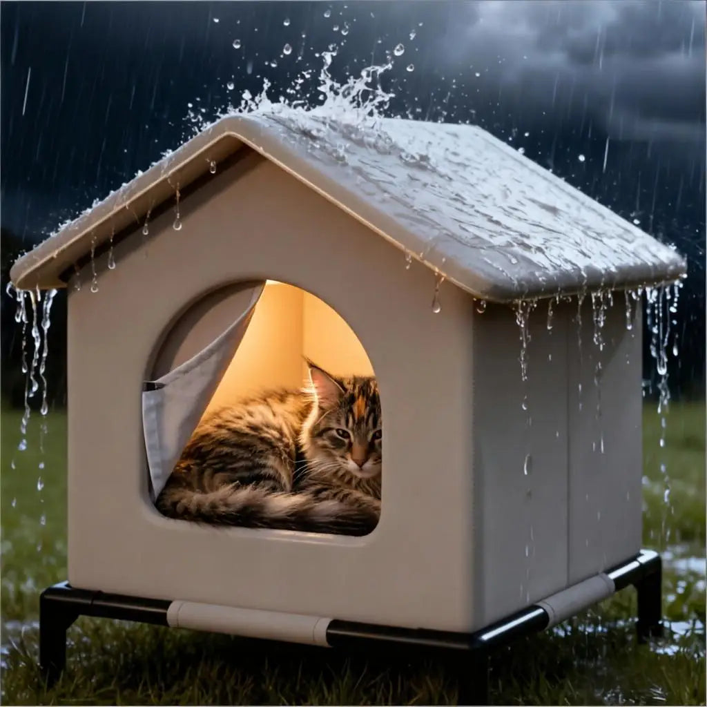 Foldable Outdoor Cat Shelter