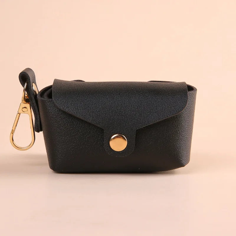 Faux Leather Poo Bag Holder