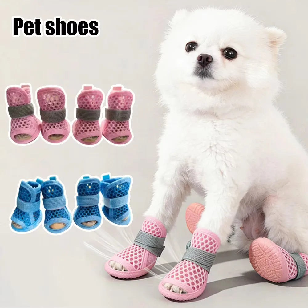 Cooling Mesh Dog Sandals (Set of 4)