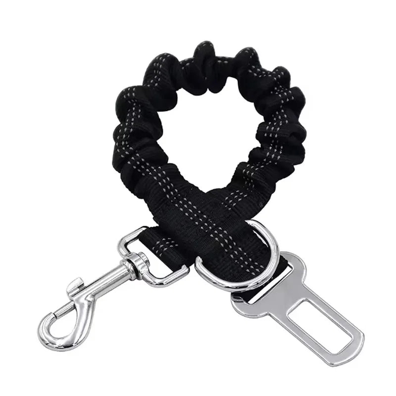 Reflective Car Seat Belt with Bungee