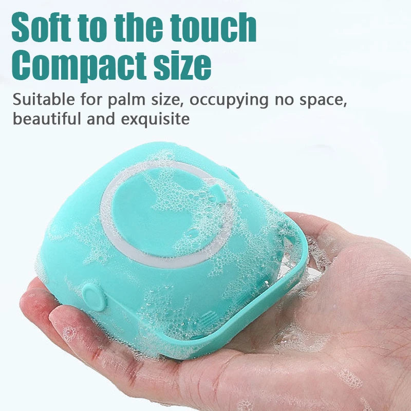 Shampoo-Dispensing Bath Brush