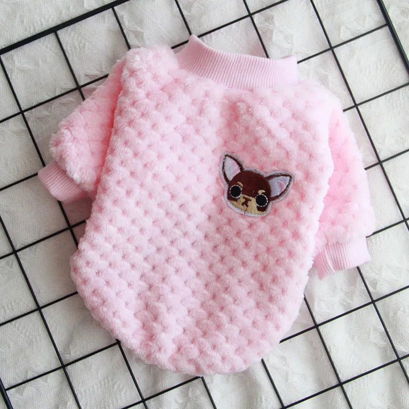 Bear Embroidered Fleece Jumper